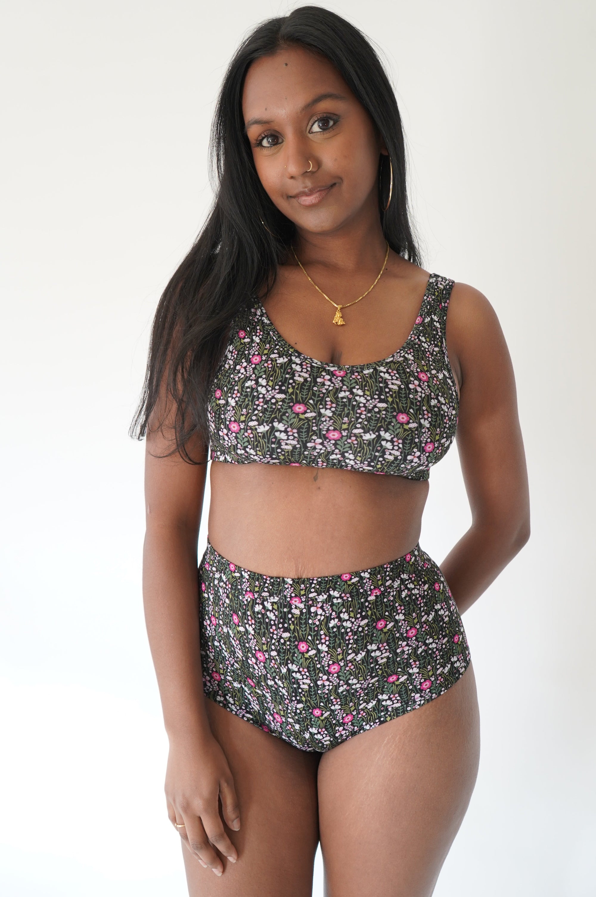 Bralette basic - Fleuri