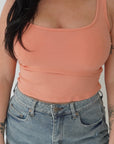 Cami écourtée - Corail