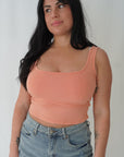 Cami écourtée - Corail