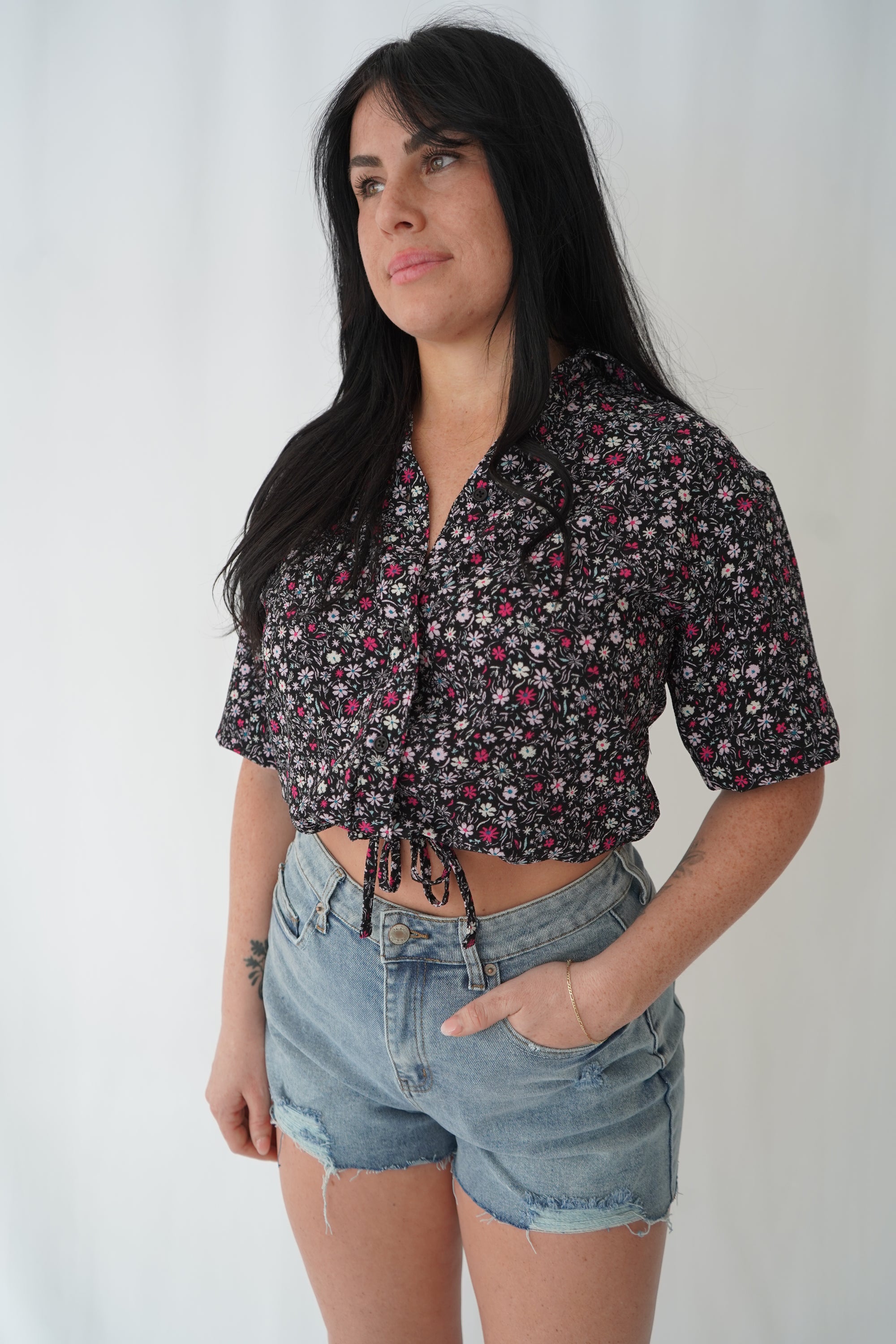 Chemise popsicle - Fleuri