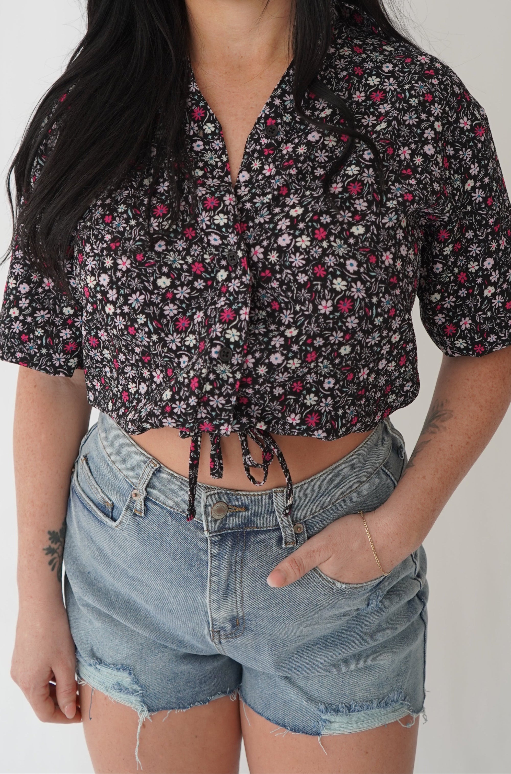 Chemise popsicle - Fleuri