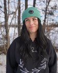 Tuque en laine menthe
