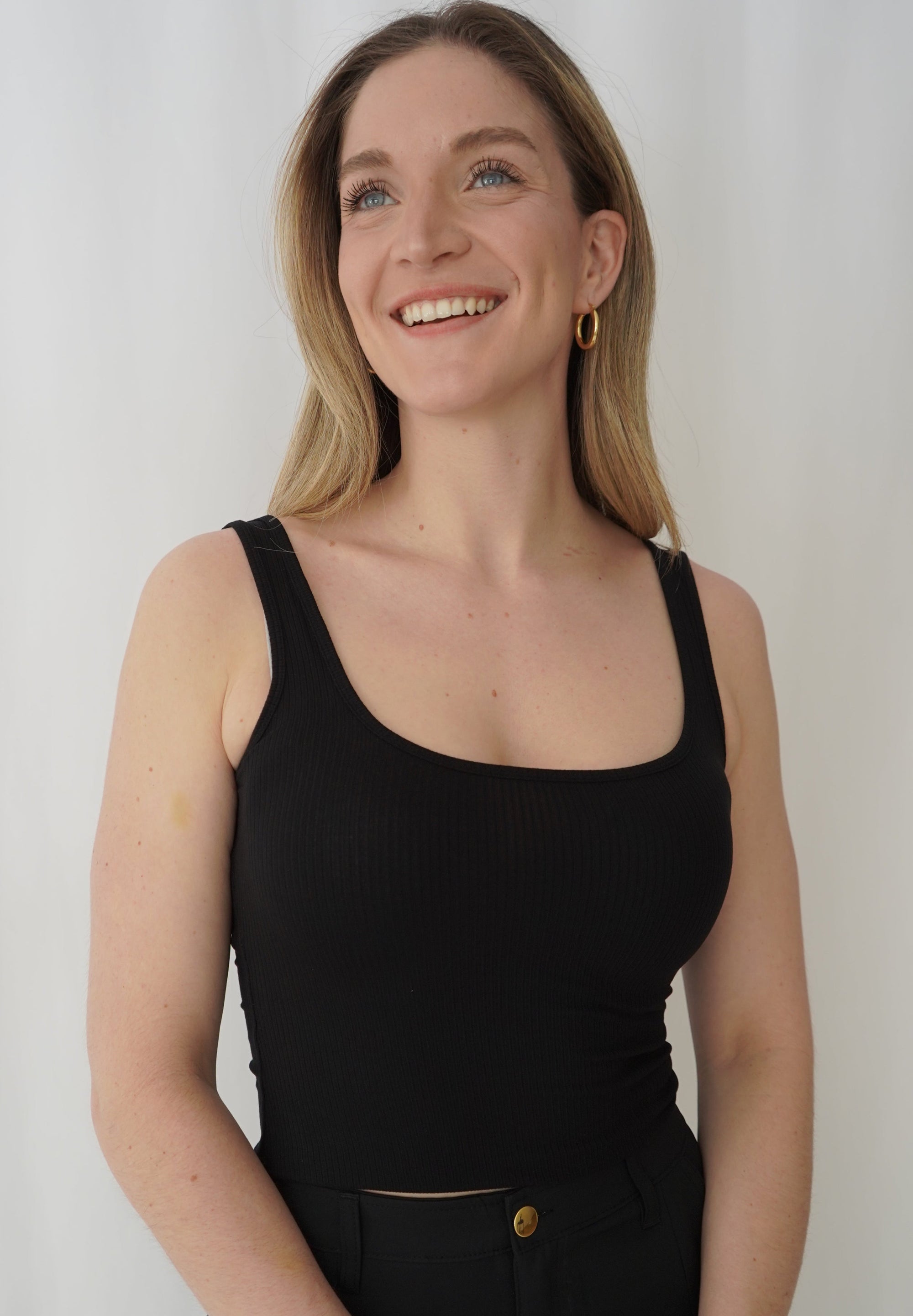 Cami écourtée - Noir