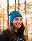 Tuque en laine azure
