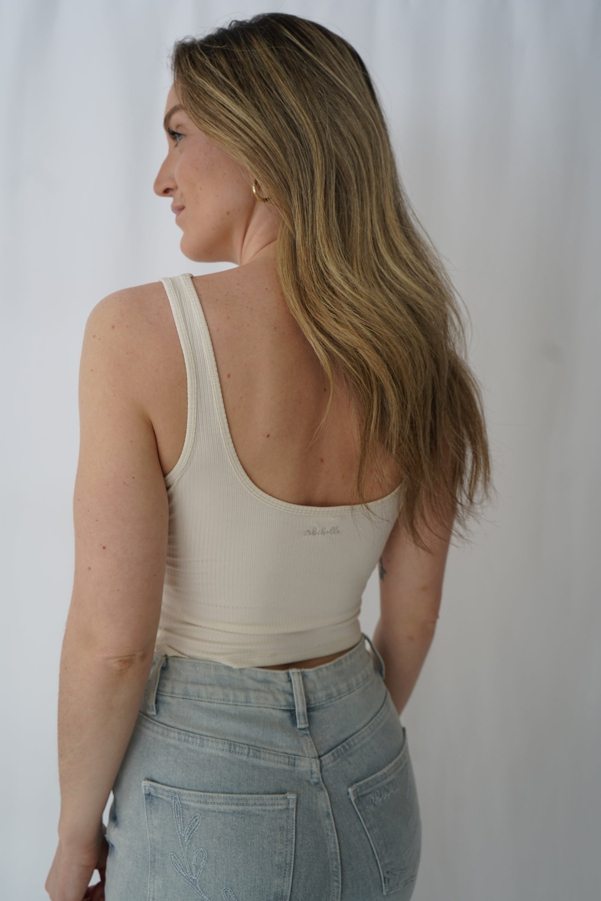 Cami écourtée - Beige