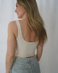 Cami écourtée - Beige