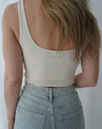 Cami écourtée - Beige