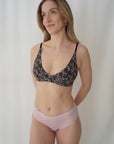 Culotte taille haute régulière - Orchidée