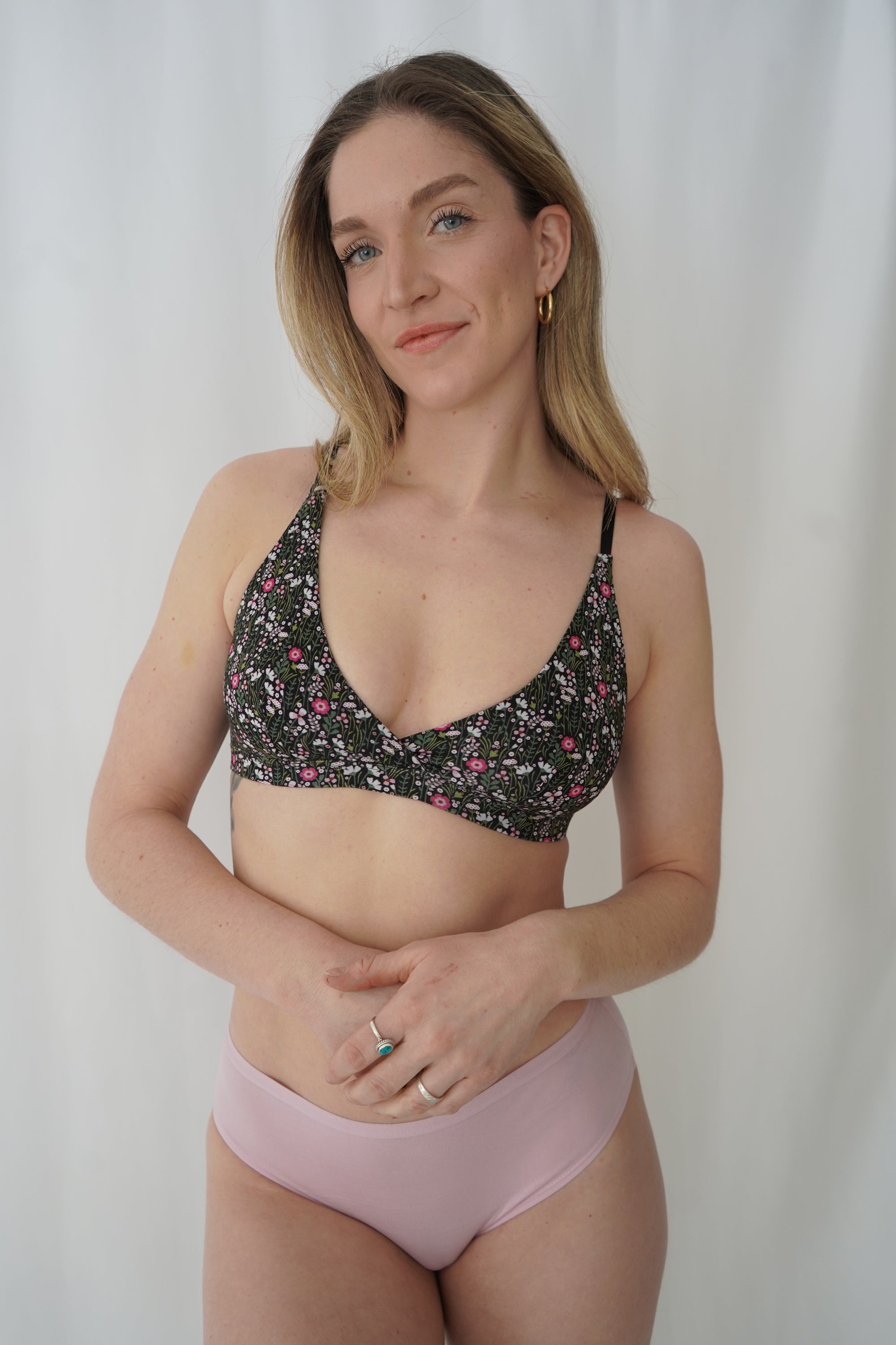 Culotte taille haute régulière - Orchidée