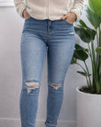 Jeans foncé - Troué
