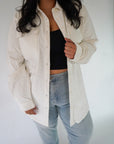 Jacket corduroy - Crème