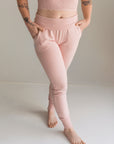 jogger rose en bambou
