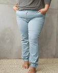 Pantalon cargo bleu