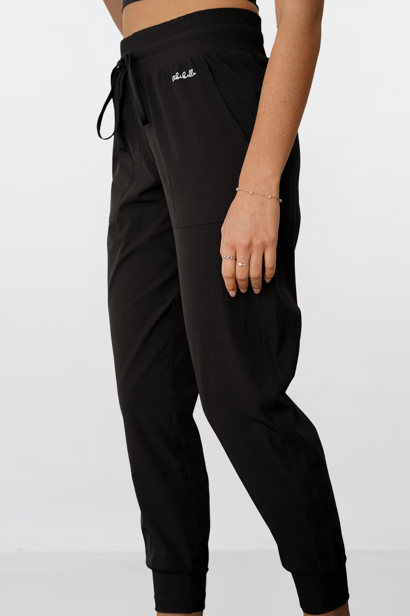 Joggers en toile noir