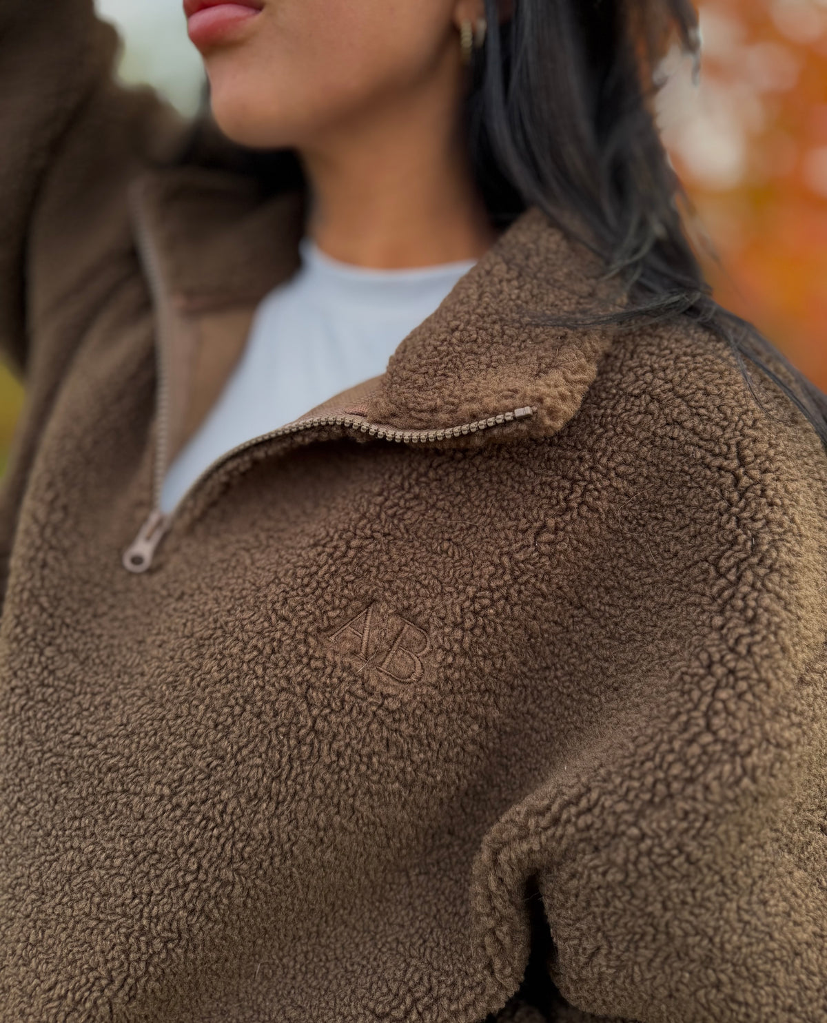 Veste sherpa | Moka