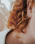 boucle d'oreille dormeuse argent