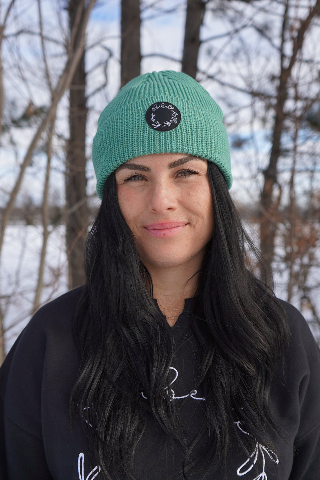 Tuque en laine menthe