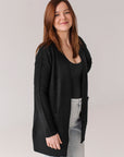 Veste en laine noir