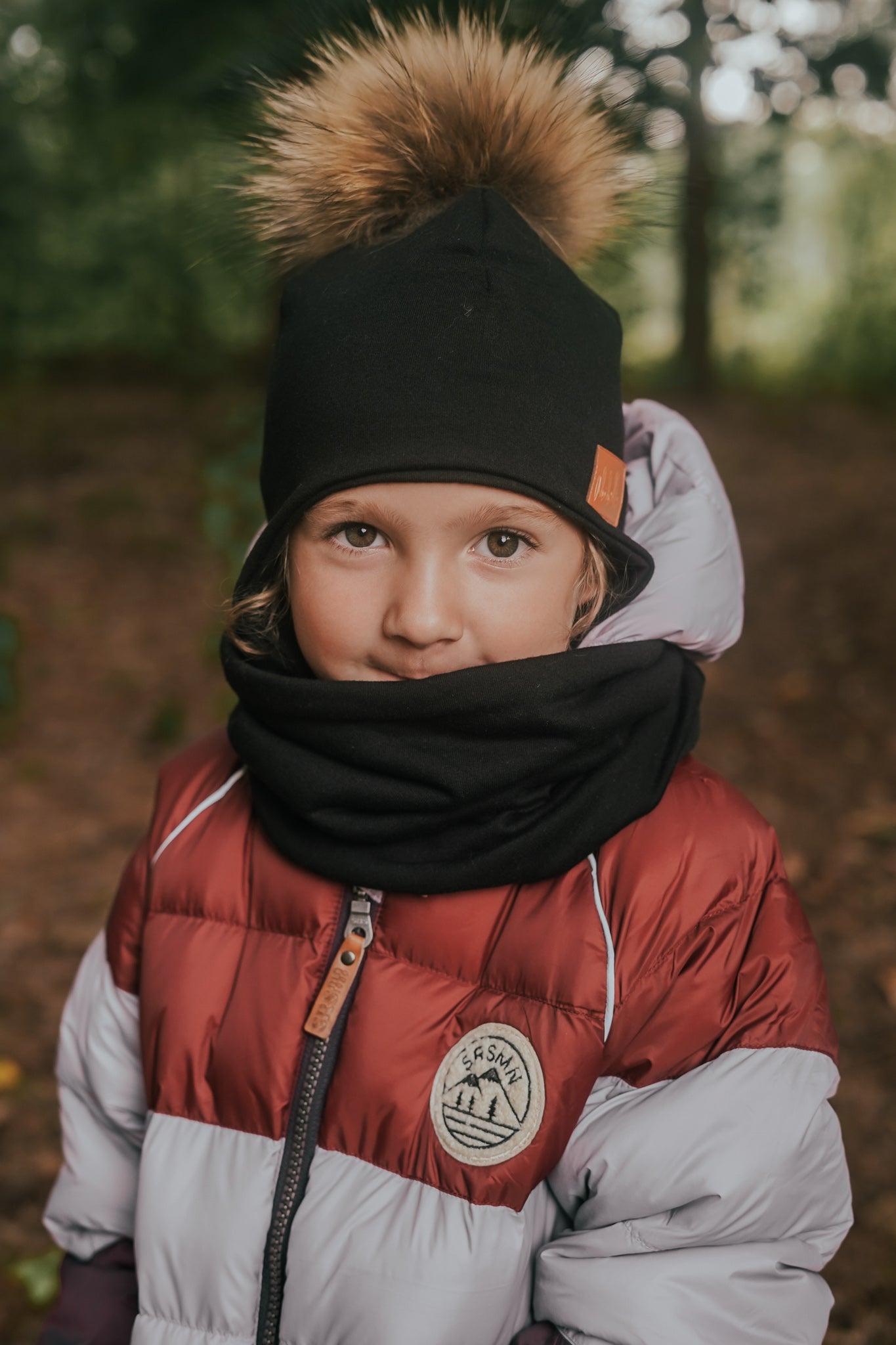 Tuque MI-SAISON pour enfants Noire