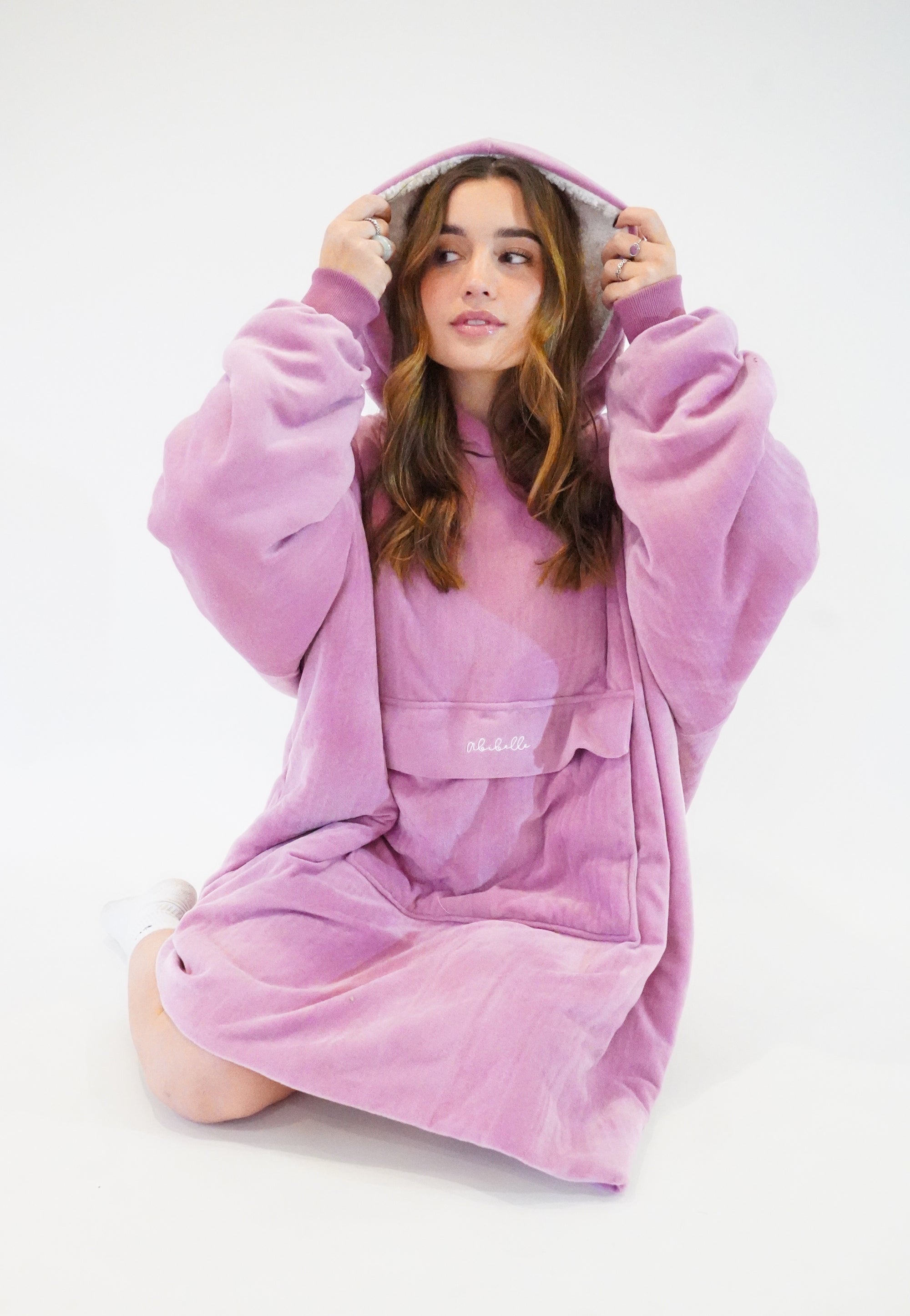 Hoodie doublé Rose