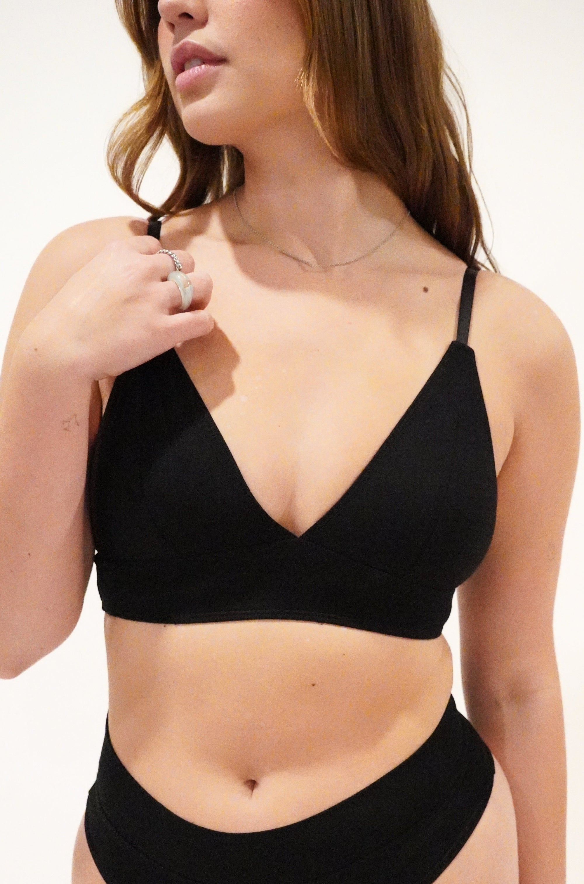 Bralette bande soutenante - Noir