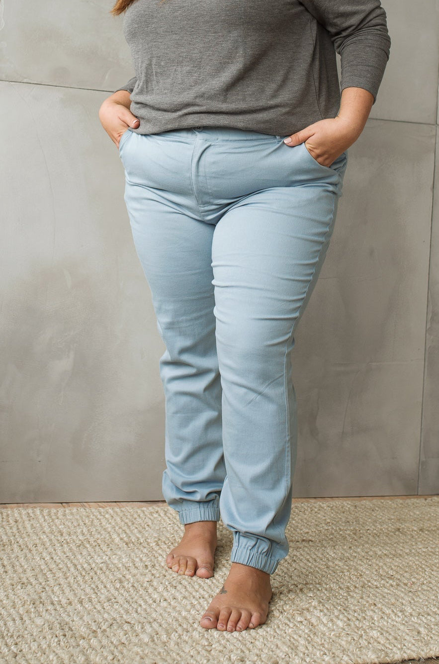 Pantalon cargo bleu