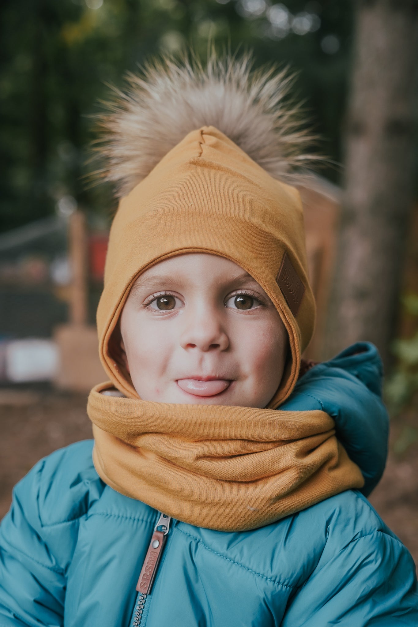 tuque jaune moutarde